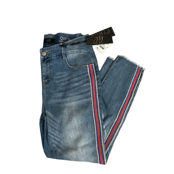 YSJeans NWT Women's Queen Ankle Straight Jeans Sz. 16W - Picture 1 of 6